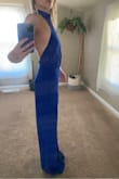 Ordered this (size: XS) for a wedding this summer. The color is beautiful but the fit of the top isn't super flattering on my body type. The top looked baggy while also smashing my boobs. Considering I'm not working with much, this was a deal-breaker for me. However, if you have slightly larger boobs, or if you can find a good backless bra, this might work out better for you. - Philippa L.