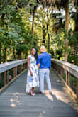 I LOVE this dress!!! I only gave it 4 stars because of the front. Needed a pin. I don't know why they do the front that way. Otherwise it was perfect for my engagement photos. Always wanted that dress! - Charnie M.