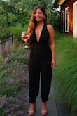 Loved the fit. I'm typically a women's small or a juniors medium.
Tied it as tight as I wanted so I didn't need tape for my bust.
I steamed it since it is the type of material that wrinkles easily.
Wore it with heels. Loved it - Alexis F.