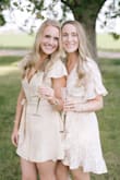 Thankful I got this dress because it happened to be the night I got engaged! Super flattering but a little short. - Karleigh G.