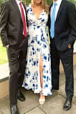 I wore this dress to a wedding and I loved it!! It does run a bit long so I had to hem it, but otherwise it's a great dress! - Keri V.