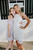 This dress is even better than I expected!! I love it. It fit so perfect - wasn't too short or too long. The open back is super cute. I wore it to my rehearsal dinner. Definitely worth buying!! - Abbie G.