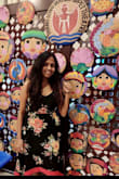 True to size, it's a nice dress to wear during day and night. Light weight, easy to maintain. - VIDYA B.
