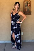 I wore this for my daughter's small intimate wedding due to CoVid. It was perfect for the hot Arizona weather. It was a bit tricky to cover my cleavage (...would be perfect for a cruise). As the mother of the bride, I wanted to be more modest and tried fashion tape but I just didn't quite have enough fabric to get the coverage I wanted. But if I would have gone up a size, I think the straps would have been too big as I already had made them as small as I could. I made it work with a small safety pin. It is a beautiful dress and I will definitely wear on vacation or to another summer wedding. - Heather W.