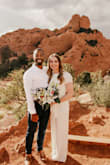 This jumpsuit is EVERYTHING! I wore it for my COVID elopement and I got sooo many compliments. It hits all the right places perfectly and is super chic. I honestly love it more than my real wedding dress. - Courtney S.
