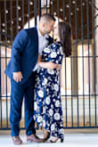 Beautiful wrap dress! Super comfortable and I loved the way it flowed. It is a bit low cut but with a tight wrap I felt covered, even with my large chest. - Stephanie C.