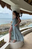 It was a beautiful dress that I wore to my friend's wedding in Riviera Maya, Mexico. I did have to use a backless, strapless, drawstring, sticky bra since I am a C cup and needed some support. Towards  the end of the ceremony the strap did break. Lulus did give me a full credit towards another purchase. They were really awesome about it. I would buy the dress again. - Melinda T.