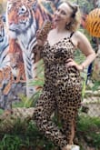 This was super cute and comfortable. I did have to tighten the shoulder straps all the way and safety pin the bust but otherwise, it fit perfectly. I wore a black bra with it and it worked great. It does not have any stretch but it's very cute - Erin P.