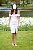 I simply loved it, I used it for my small weeding. This dress is simple but elegant, the quality is just great. I ordered small but runs a little loose on my shoulders so I changed for XS which was a little tight on my hips, but wasn't too bad, and wasn't uncomfortable. I highly recommend this dress. - Caro C.