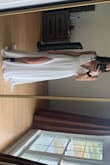 had to postpone my wedding to next year but doing an intimate ceremony this year! LOVE this dress so much. can't wait to wear it.
little big because XS wasn't in stock so will later but it's amazing! - Kaitlynn C.