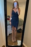 I think this dress is cute, just not sure I am in love with the fit. I feel like it fits tight in the belly area but a little loose everywhere else. Definitely a pretty dress with beautiful detailing, and seems well made. - Allison R.