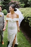 Love this dress! My wedding was cancelled due to Covid so I scoured the internet for a dress to wear for my very last-minute mini backyard wedding. After returning 7 other dresses, this show-stopper from Lulu's was the last one I tried on and it fit like a dream! It was a little long and I didn't have time to hem it but it looked fine with a pair of heels. TONS of people thought that this was the expensive dress I was going to wear for my original wedding. - Jennifer Y.