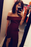 wore this for hubby's military ball and it was definitely an eye stopper. top was a little heavy but other than that no complaints, held up through the night even while dancing
*photo was from the day i got it* - Deanna M.