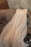 Very nice dress! Using this dress for my wedding gown.
I'm not huge on ballgown fit so I will be taking a couple seems out of the side to straighten the silhouette, maybe a sash or belt to drop the waistline
Highly recommend
Size chart is accurate.
If ordering form Canada remember there will be duty to get it across the border and extra tax (paid $78 upon post office pickup)
Well worth it. Found my dress for my beach ceremony - Heather R.