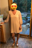 This will be a new staple dress for me. Great for date night, wedding, girls night out, etc.! I don't like anything too tight around my lower stomach but sometimes shift dresses can be too boxy. This is not boxy IMO- it's flowy, soft, and so comfortable. I sized down to XS from my usual size small because of other reviews and am so happy I listened. Cannot wait to have a reason to wear it out! - Alex W.