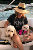 Bought 2 hats....The first one blew off on our boat and landed in the water.  It didn't survive so I had to buy another one I liked it so much. - Tracey B.
