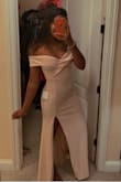 The style of this dress is so gorgeous. It's a little loose, but it still fits nice. I wish it was a little more pink, but it's still one of my favorite dresses. - Amarah J.