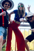 I'm tall so the length was perfect. I also have very long hips and these are very high rise so it was fantastic! It was a suspended party so I wore suspenders but definitely not needed to keep these up. The fabric is light enough to wear on a warm summer day but heavy enough to have a great luxurious flow. I love fun comfortable pants. These are the new fav in my collection. - Brittany B.
