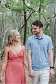 I ordered this dress for my engagement pictures. I absolutely loved it the minute I tried it on. The dress was perfect from the fabric to weight of the dress. I didn't get too hot in it and the material had great quality to it. I also loved the color I chose. The only downside was the size. I wanted an XS but that size was out so I went with the small. It worked for the pictures but still wish I would have gotten a smaller size since the top part of the dress was a little big. The dress does run long but that's what makes it pretty. I got many compliments on my dress. - Brittany R.