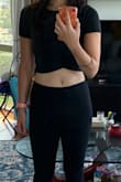 I really love wearing this piece as it's so comfortable! And I feel like the ruched portion in the middle makes you look like you have a narrower waist. Always a plus in my book! - Elizabeth F.