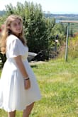 The dress fit like a glove and the material is so soft and comfortable. - Sarah M.