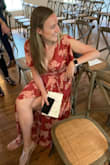 Great dress, perfect for weddings or a nice night out. Used a low cut bra and worked well. Excited to wear it some more this summer! - Tessa C.