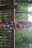 I love this romper. It's my first one! The waist sits a little lower than most, so it doesn't give the horrid "mom butt" or "FUPA." My bf loves it. And my boobs surprisingly stayed covered without having to worry about them (I did have little pasties in just in case though). The only thing that would make it better is if it had pockets! (IDK why I can't get the pic to be oriented correctly lol - sorry) - Joelle A.