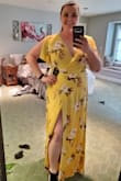 Amazing fit that can adjust with you (wrap dress means you can tighten or loosen as needed). Flows beautifully, fabric is light and airy. Can't wait to wear this to a family wedding next week! I may have bought in two different colors cause I love it so much :) - Shannon G.