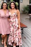 I received so many compliments on this dress for a friends bridal shower! Super comfy, adjustable shoulder straps which I love! I'm only 5' tall and didn't have to hem It since it's a high low. Great quality!! - Toni