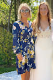 I love the colors and fit of this dress. Very comparable to wear and received a lot of compliments. I had to pin the neckline together but still love the dress. - Jacqueline R.
