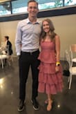 This dress is so pretty and feminine. I got so many compliments on it. The only down side is I tend to be cold all the time but I was hot in this dress all night. The material does not let heat escape. I ordered an xs after reading all reviews and it fit perfect! - Lindsey E.