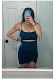 I have trouble finding night out dresses that fit right in all the right areas. This dress is amazing! Love everything about it. Material is thick enough to be supportive for the girls too! Can't wait to wear it out! - Samantha S.