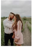 I am an Olympic weightlifter and I am so happy I ordered two sizes bc I could not zip the small. So if your are a little more buff I would size up. The medium fit my shoulders and back well but the the sleeves were just slightly too big at the cuffs. Although I think the bottom half could have been longer I loved this dress for my engagement pictures! - Kaila O.