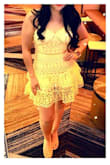 I was a little skeptical about ordering the small because I thought It would be too tight, but it fit perfectly! I got so many compliments too. - Ruby B.