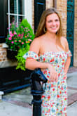 This dress fits perfectly. Beautiful colors, well made. - Liz S.