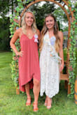 So soft and comfortable! I wore this to my best friends bridal shower, I am her maid of honor so I wanted to look good but not too dressy. I think it would be good for any summer occasion and could be dressed up or down. I was worried about it being too revealing in the front because I have small boobs, but everything stayed put, and the pictures came out perfect!! - Alyssa A.