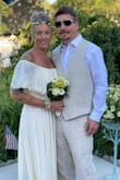 I ordered this for my backyard boho wedding. The dress was beautiful, heavy material, not cheaply made. Length was VERY long. Luckily my mom is a seamstress and had no problems hemming. Paid extra for rapid shipping and received within 3 days. Very pleased! - Caren R.