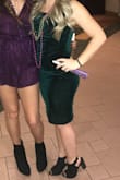 I wore this for NYE in cold Pennsylvania. the color and velvet feeling were perfect for the occasion. It was a little long on my short body, but otherwise super cute. - Alexis C.