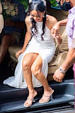 The style of the dress is elegant and the material is comfortable to wear. I just need an alteration to make it shorter since I'm a petite. Overall amazing! - Kara G.
