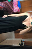 I got this dress for a wedding I'm in and I love how sexy it looks! Elegant still, but has a little charm to it at the top and it makes me feel confident! The top is a little looser around the bust area but might just put a few stitches in to hold it tighter. - Erika S.
