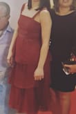 Nice dress but too big. I only used it once because I looked pregnant with it on - Ana T.