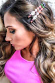 The clips look exactly as pictured. So pretty and fun! - Ashley B.
