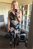 Love love love this dress! I feel so beautiful and classy but sexy at the same time! I love the way it shows off my curves but keeps me covered and the flirty ruffles move so pretty when I walk and dance! Buy it! You won't regret it!! - Jamie L.