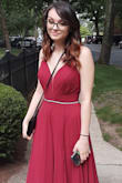 Lulus, my daughter looked absolutely gorgeous and I got a lot of compliments. It fit perfectly the minute she tried it on the only thing we had to do was hem the bottom but other than that it looked gorgeous on her thank you again. - Samantha S.