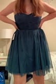 I was super shocked when seeing this dress was only $15. I needed it for a wedding and I was pretty happy with the result. I usually wear a size s/m and the m was pretty hard to zip up so if you are between sizes I would go with the larger one. Overall the quality isn't the greatest but you can't tell just by looking at it and I didn't expect it to be great considering it was so cheap. I definitely think it was worth purchasing. - Brooklyn S.
