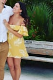 This dress was everything I wanted and more! So flattering and made me feel so pretty. Fits true to size, if you are tall though I could see this being a little short. I'm 5'6" and on me it was perfect, but if I was any taller it might have been too short. Loved this dress! - Mary D.