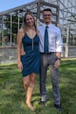 Perfect for a semi-formal wedding! I probably could have gotten away with a small but since it doesn't have a zipper I played it safe and ordered up. It is stretchy and fit great, was super comfortable to dance in. It's a little longer on me than a mini because I'm not a 5'9" model. I didn't wear a bra but didn't have to worry about any slipping because the coverage was really good. - Alanna C.