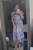 This dress is comfortable and flattering. The material is light enough for summer. I like that you can dress it up or down! - Amanda H.