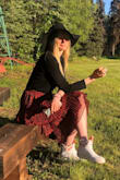 Great dress. It's not a layered poofy skirt that makes you look bigger than you are. Great to dress up or down. I would also wear this to the office. - Jenny R.