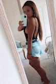 The material it's soft and comfy! My favorite shorts so far. - Andrea W.
